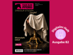 Titelbild mit einem abgedeckten Sattel, der auf einem Hocker liegt.
