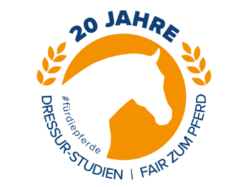 Jubiläumslogo der Dressur-Studien