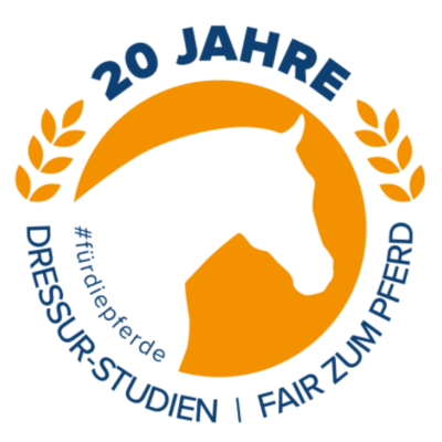 Jubiläumslogo der Dressur-Studien