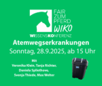 Wissenskonferenz "Atemwegserkrankungen beim Pferd",