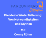 FzP-Campus: "Ideale Winterfütterung - Notwendigkeiten und Mythen" mit Conny Röhm