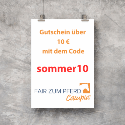 Pinwand mit dem Gutscheincode sommere25