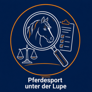 Icon Pferdekopf Pferdesport unter der Lupe